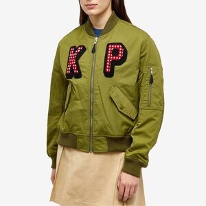 Kenzo Women's Bomber Jacket in Khaki